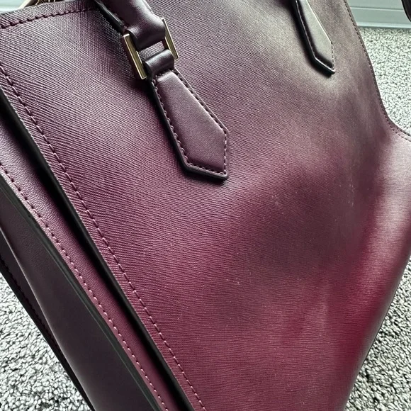 Michael Kors Plum Satchel - Picture 6 of 14